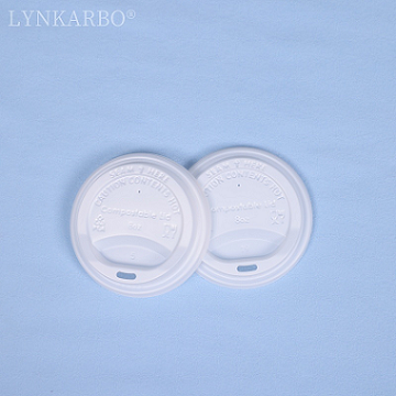 CPLA 80mm Nắp cốc uống trực tiếp màu tự nhiên của người ngoài hành tinh