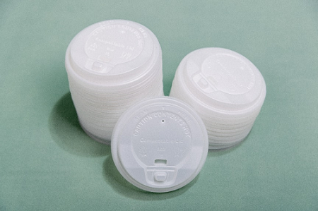 Nắp cốc lật màu tự nhiên tiêu chuẩn CPLA 80mm